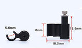 Juscycling Hydraulic Brake Cable Housing Guide, Bike Frame Adaptor Conversion Clips, 2 pcs/Bag