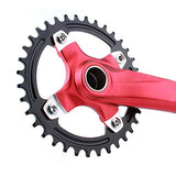 Juscycling Pack of 5 Chainring Female/Male Bolts Nuts with Multiple Size Options for Single, Double and Triple chainrings (Silver, Type A for Tripple chainrings)