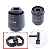 Dust Seal Wiper Installation Driver Tool Kit for Suspension Fork Lower Leg, fits 32mm 34mm 35mm 36mm
