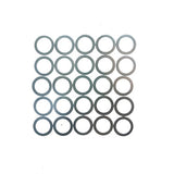 Juscycling Middle Chainring Spacer 0.5 0.8 2 5 mm, 25pcs/Bag (0.5mm)