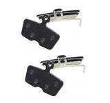 Juscycling Resin Organic Semi-Metal Brake Pads for Avid Code 2011-2015, Code R, Code-m, Code-o, Code-o-al,Smooth Braking,Low Noise, Long Life, Kevlar, Copper, 2 Pairs