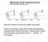 Juscycling Hydraulic Disc Brake Bleed Kit Advanced Version for AVID, Hayes and Formula