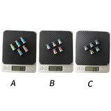 Juscycling Pack of 5 Chainring Female/Male Bolts Nuts, Oil Slick Color, Multiple Size Options for Single, Double and Triple chainrings (Type A for Tripple chainrings)