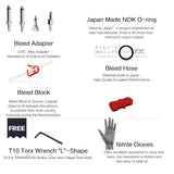 Juscycling Hydraulic Disc Brake Bleed Kit Advanced Version for AVID, Hayes and Formula